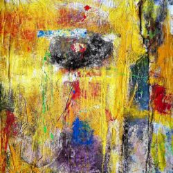 Thokozani Mthiyane - Mixed Media on Canvas