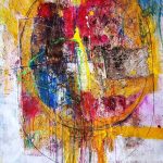 Thokozani Mthiyane - Mixed Media on Fabriano