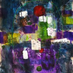 Thokozani Mthiyane - Mixed Media on Fabriano 