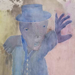 Juanita Frier - Blue Man rises