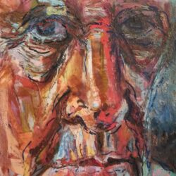Michele Silk - Oil on canvas board