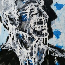 Michele Silk - Mixed Media on Fabriano