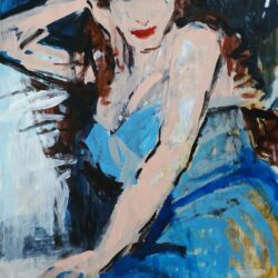 Michele Silk - Mixed Media on Fabriano