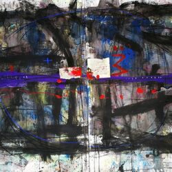 Thokozani Mthiyane - Mixed Media on Fabriano