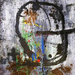 Thokozani Mthiyane - Mixed Media on Canvas