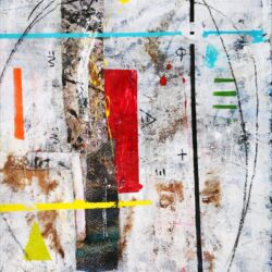Thokozani Mthiyane - Oil and Mixed Media on Canvas