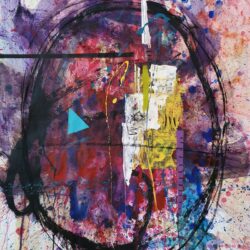 Thokozani Mthiyane - Mixed Media on Fabriano - 100 x 70 cm