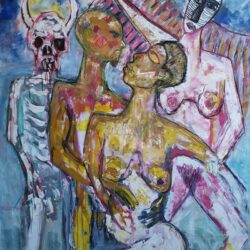 Thokozani Mthiyane - Oil on Canvas - 2017