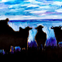 Dominic Tshabangu - Morning on the Farm