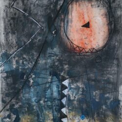 Thokozani Mthiyane – Mixed Media on Fabriano 2018/19 100 x 70 cm / Unframed at date of publishing