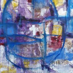 Thokozani Mthiyane - Mixed Media on Canvas