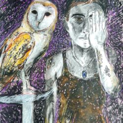 Faye Spencer - She covers one eye...