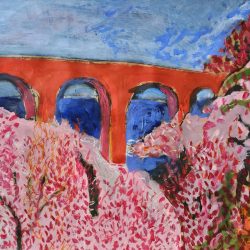 Faye Spencer - Red Bridge at the Coast