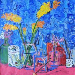 Faye Spencer - Blue Hoopoes