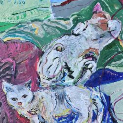 Faye Spencer - Playful cats with cables