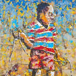 Mbongeni Buthelezi - Boy with Dog